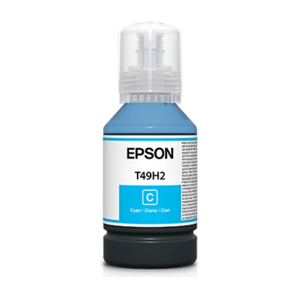 Botella de tinta original Epson T49H cian de 140 ml para plotter Epson SureColor T3170x