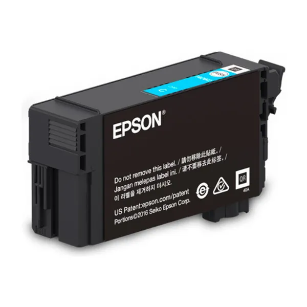 Cartucho de tinta original Epson T40W cian de 50 ml para plotter Epson SureColor T3170, T3170M, T5170 y T5170M