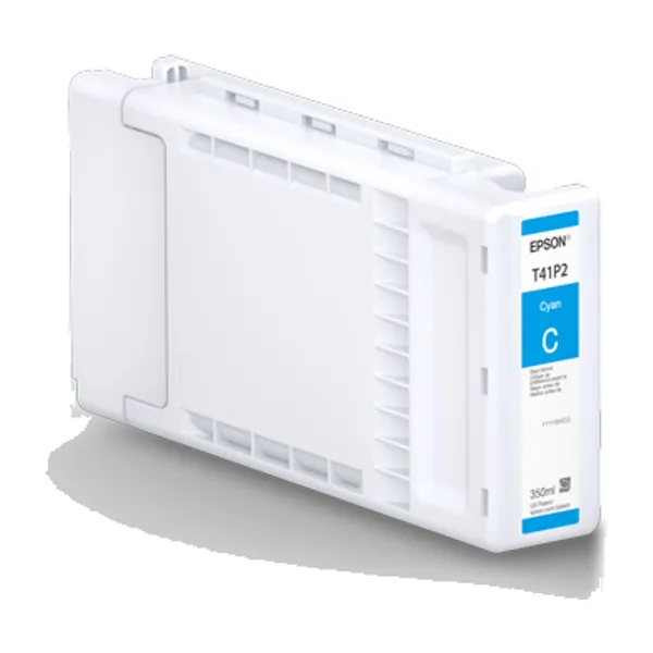 Cartucho de tinta original Epson T41P cian de 350 ml para plotter Epson SureColor T5470, T5470M y T5475